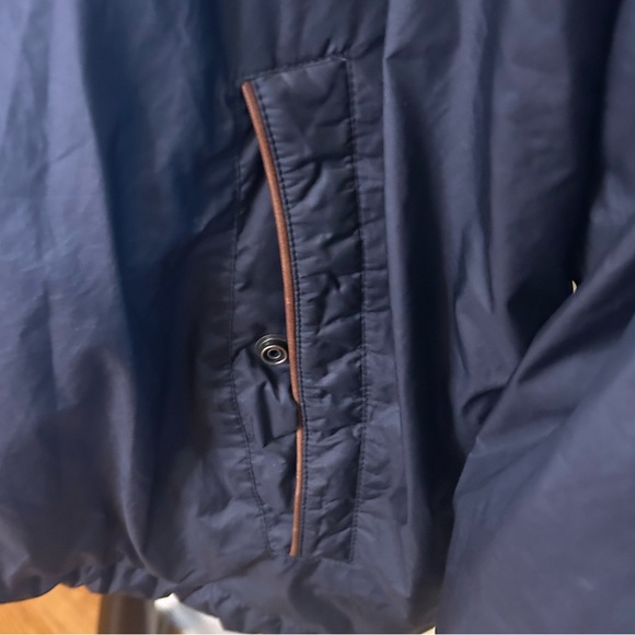 Ralph Lauren Men's Dark Blue Fall/Winter Windbreaker w/hood (Big N Tall) - Picture 3 of 10